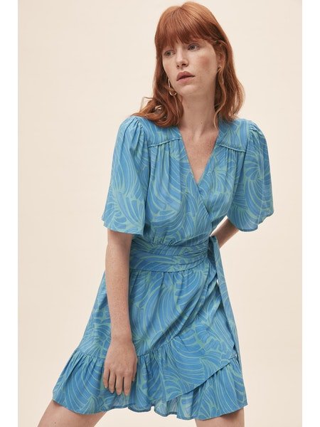 Cia Printed Wrap DressDress