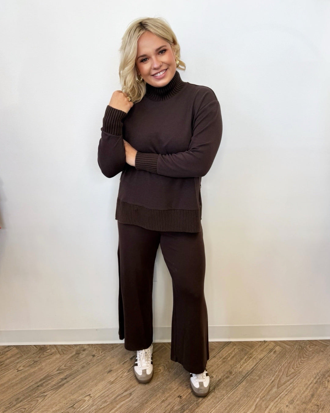 Eve Oversized Mock Neck SweatshirtSweatshirt