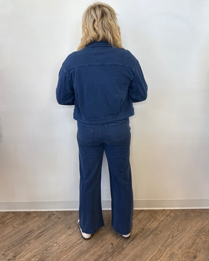 Gail Knit Denim Jacketknit