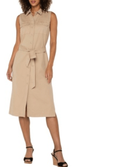 Lovey Midi Shirt DressMidi Dress