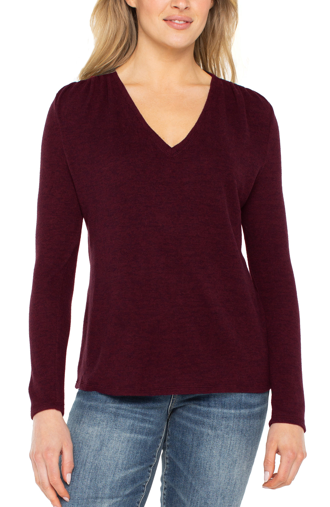 Liverpool Long Sleeve V Neck Sweater