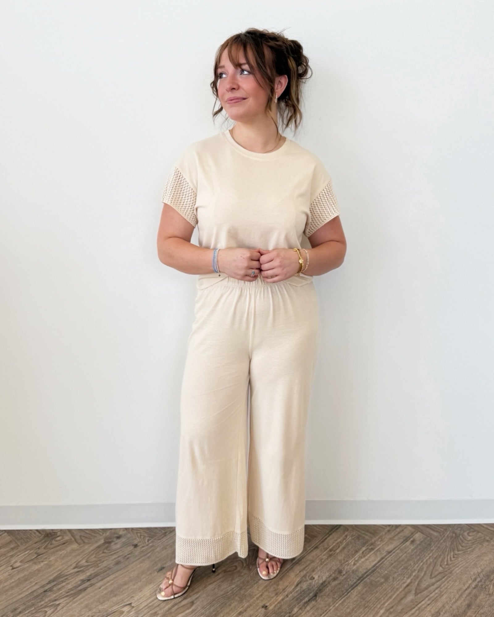 atlast パンツ butcherproducts Z Supply Banyan Crochet Pant – The TLB Boutique