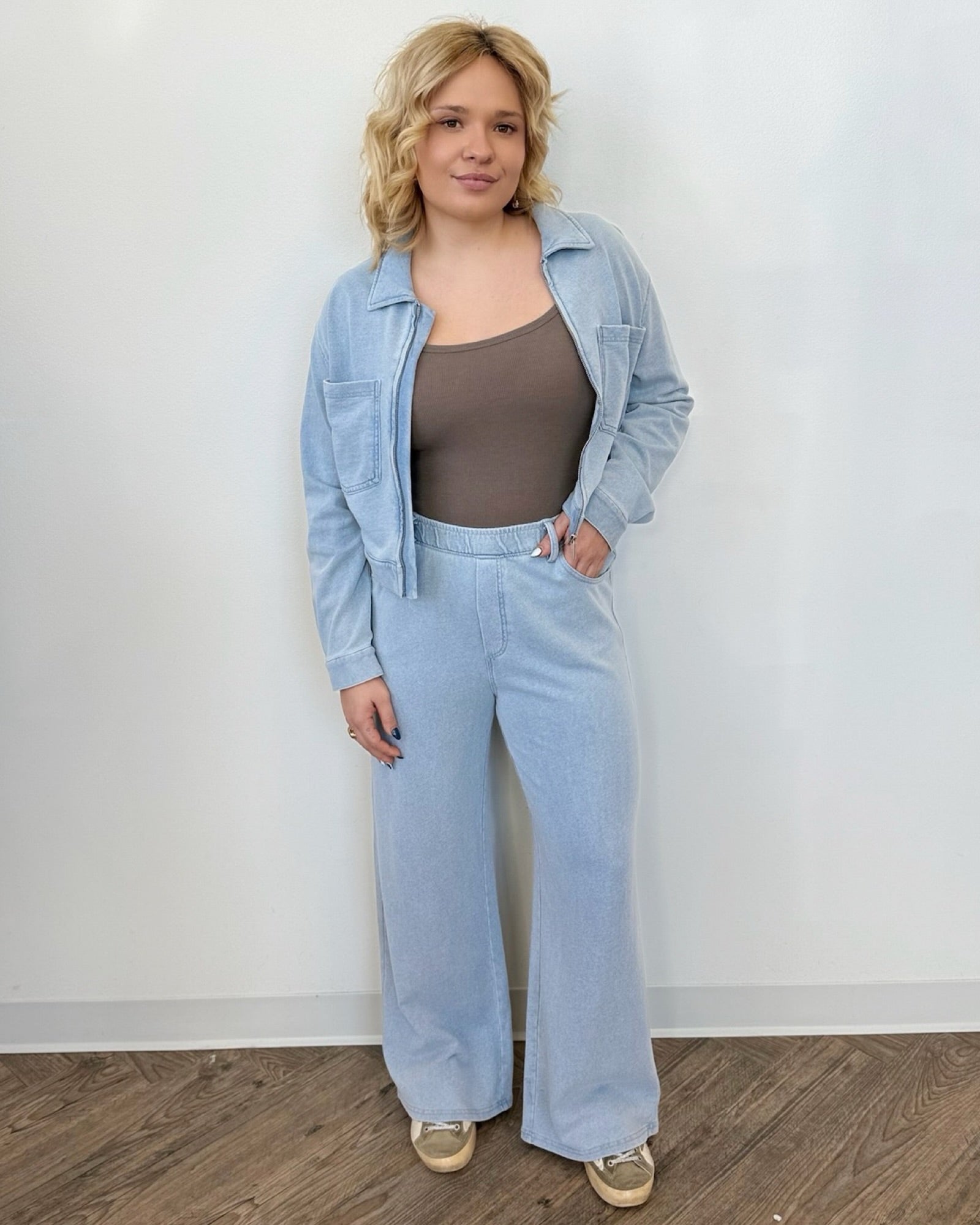 Z Supply Heritage Knit Denim Jacket | FREE SHIPPING – The TLB Boutique