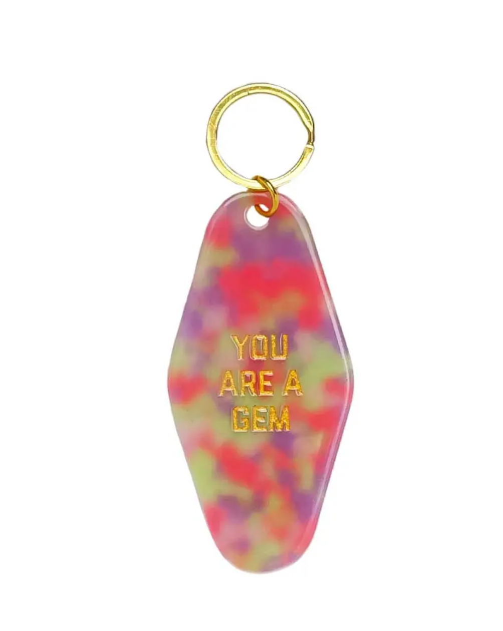 Gem Hotel Keytags - Keychains - Golden Gems - The TLB Boutique