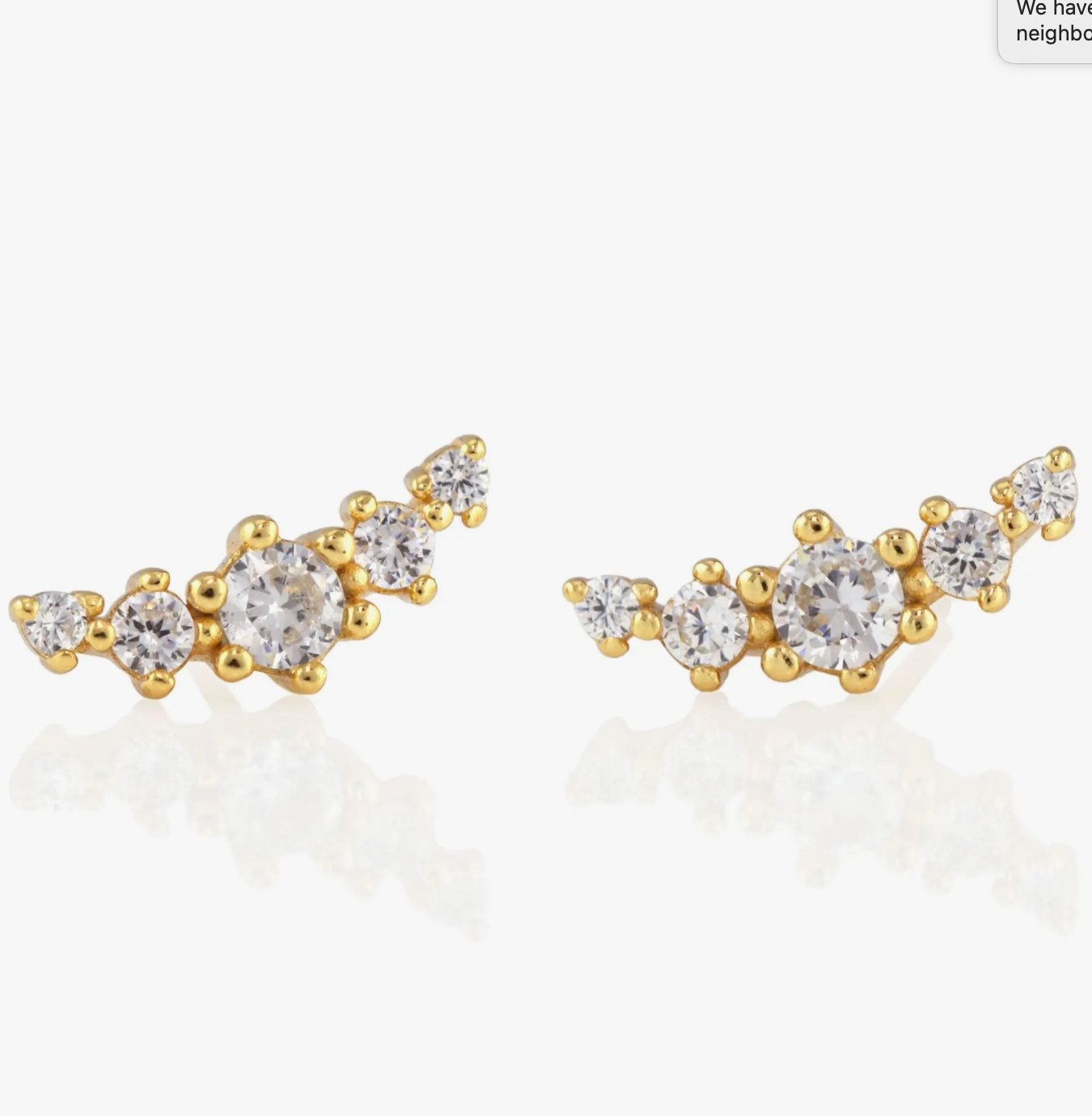 Kris Nations Cassiopeia Crystal Stud EarringsEarrings