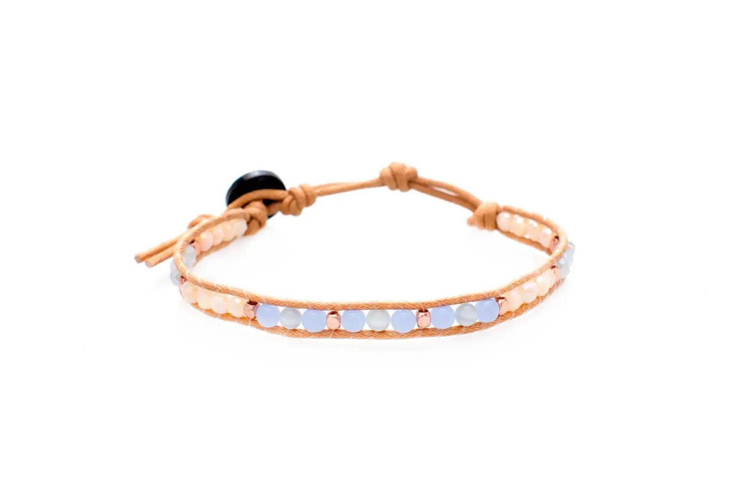Lotus and Luna Braided stone BraceletsBracelet