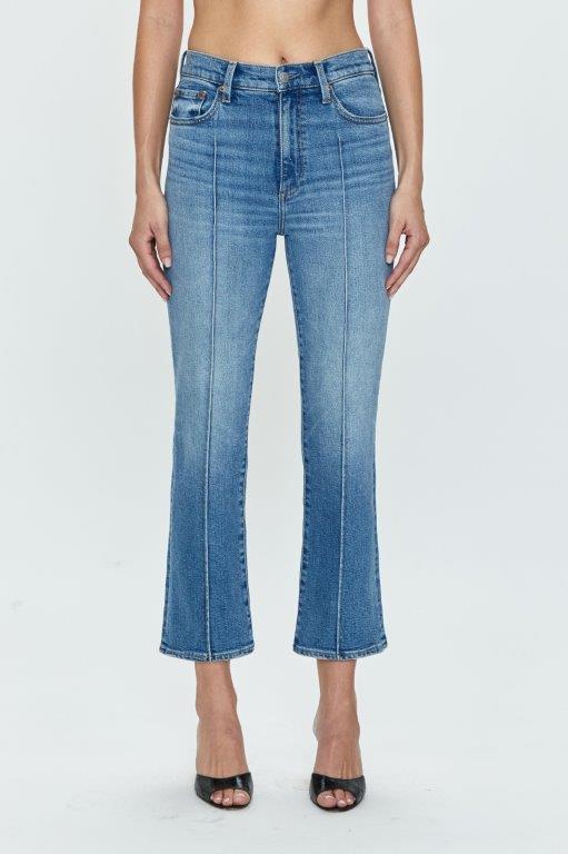 Pistola Lennon Pin-Tuck High Rise Crop BootPistola Denim