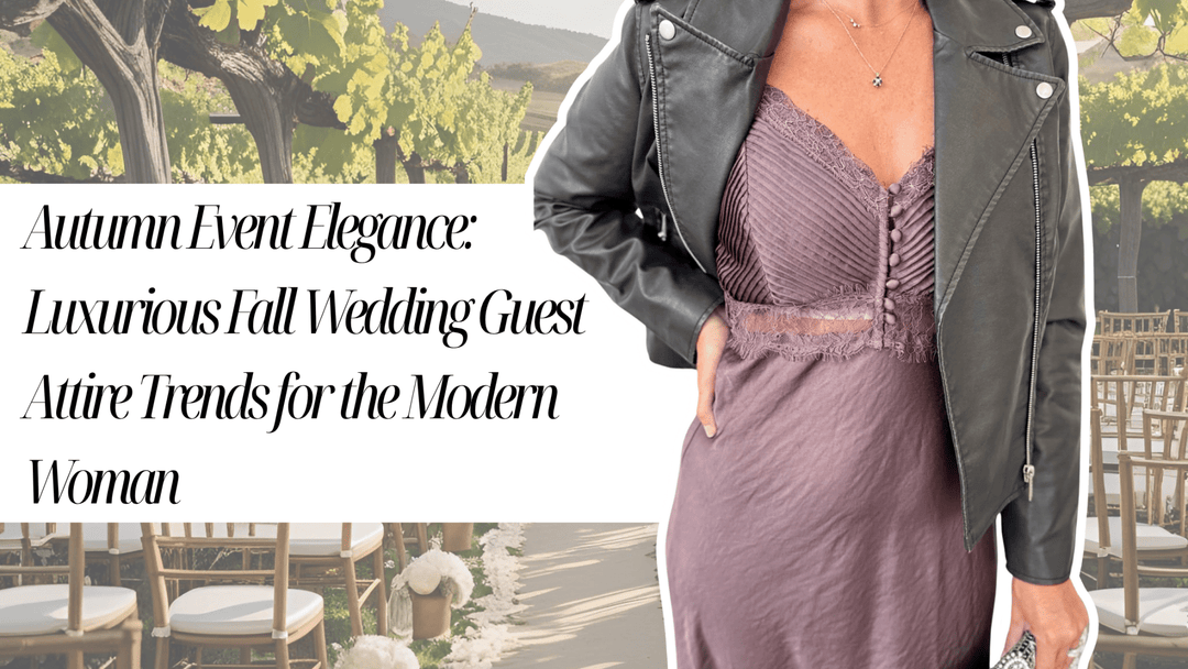 Embrace Autumn Elegance: TLB's Luxurious Fall Wedding Guest Attire Trends for the Modern Woman - The TLB Boutique