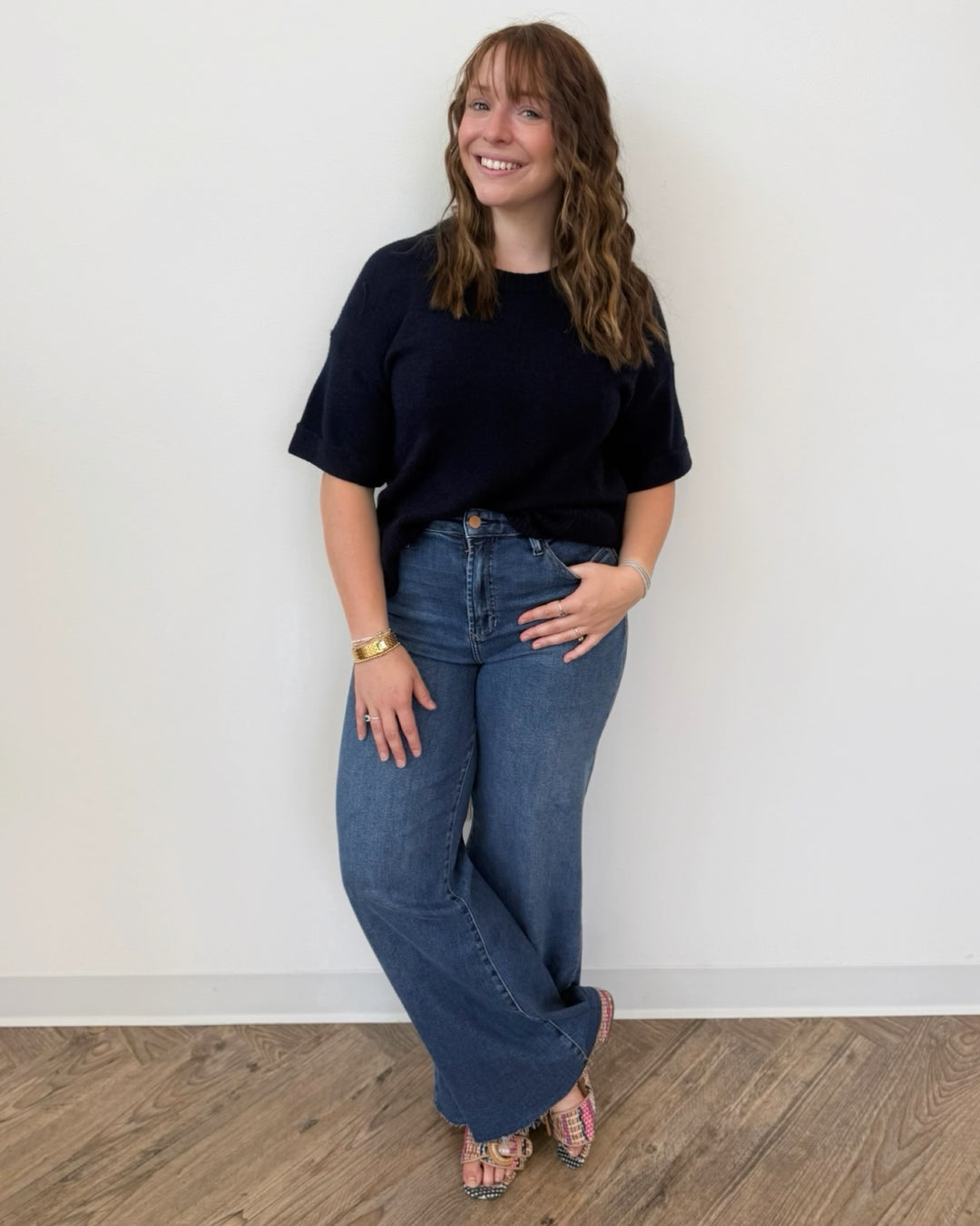 Dear John Fiona High Rise Wide Leg Jeans