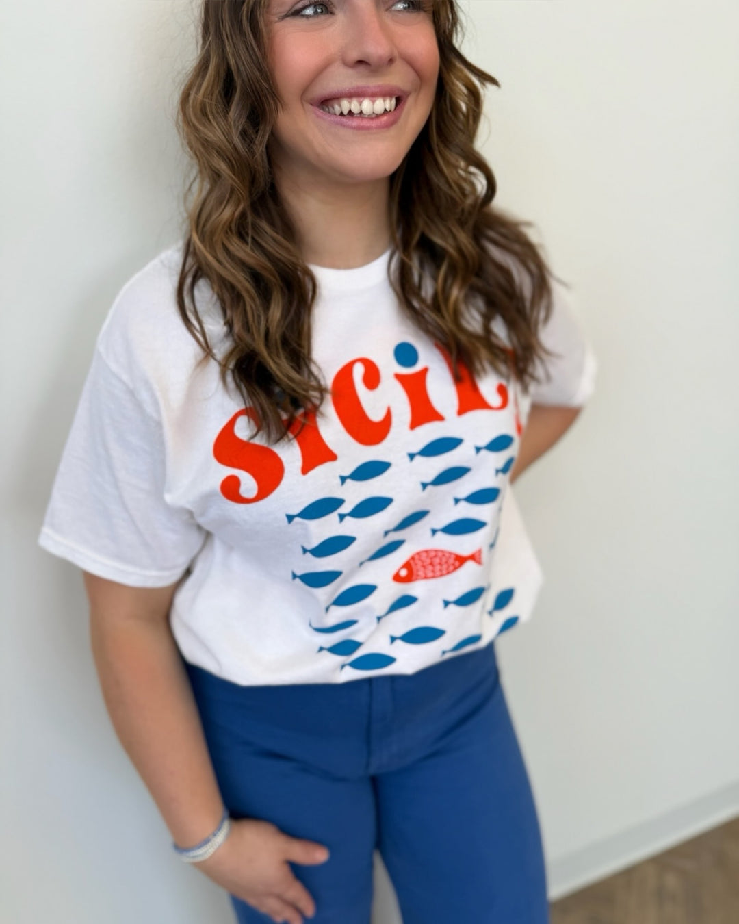 Sicily Fish Graphic Tee