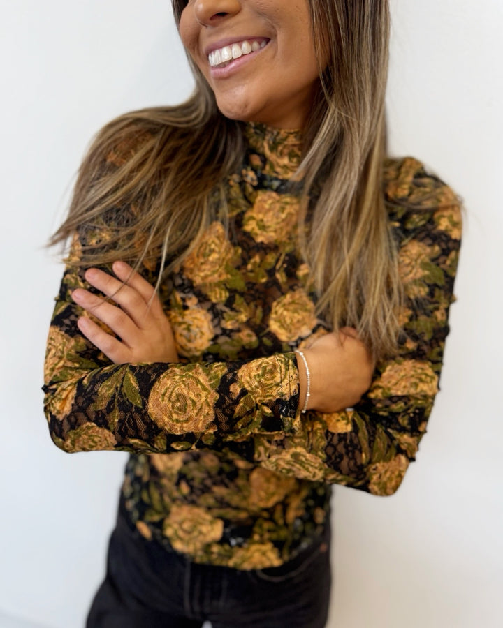 Lula Sheer Layering Long Sleeve Top