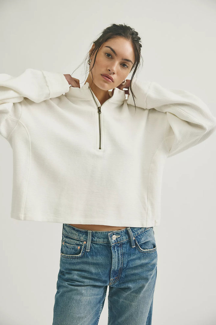 Free People Celeste Quarter Zip
