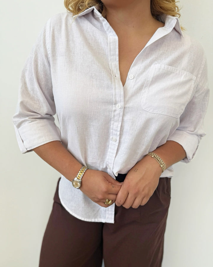 Elisa Optic White Shirt