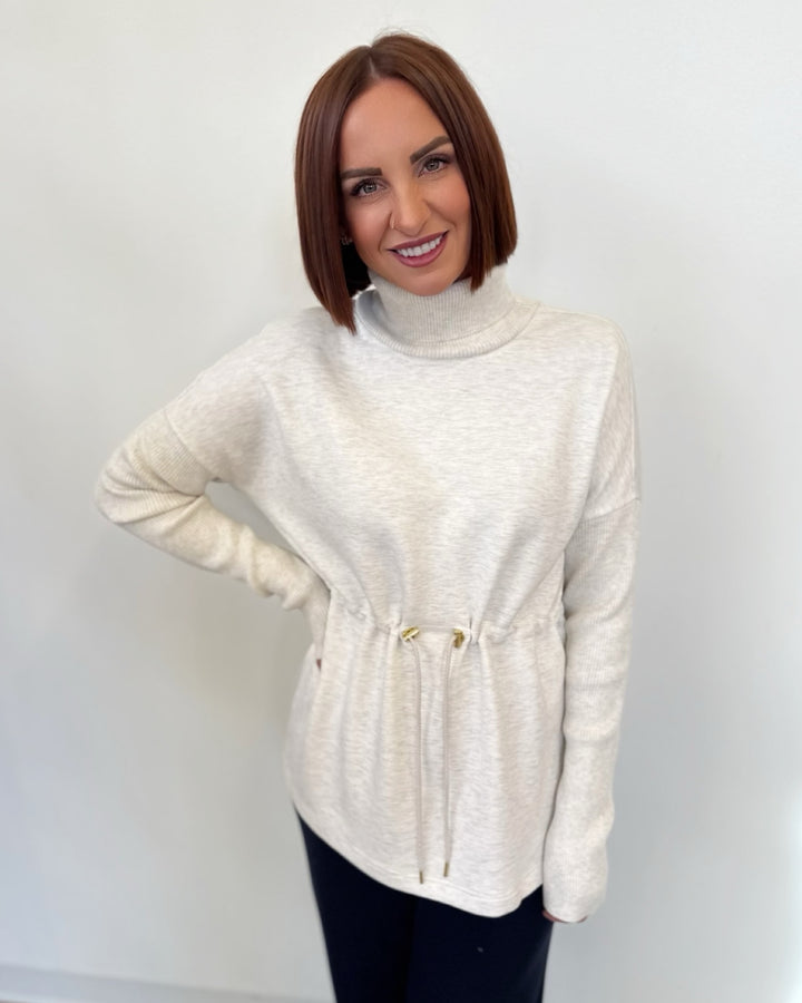 Mayven Cinch Waist Sweatshirt