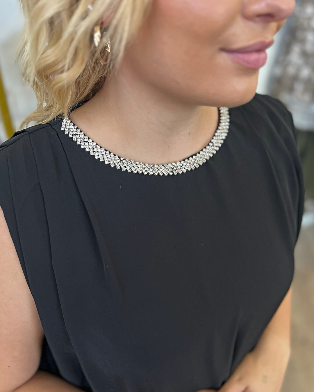 Mariam Bubble Hem Top