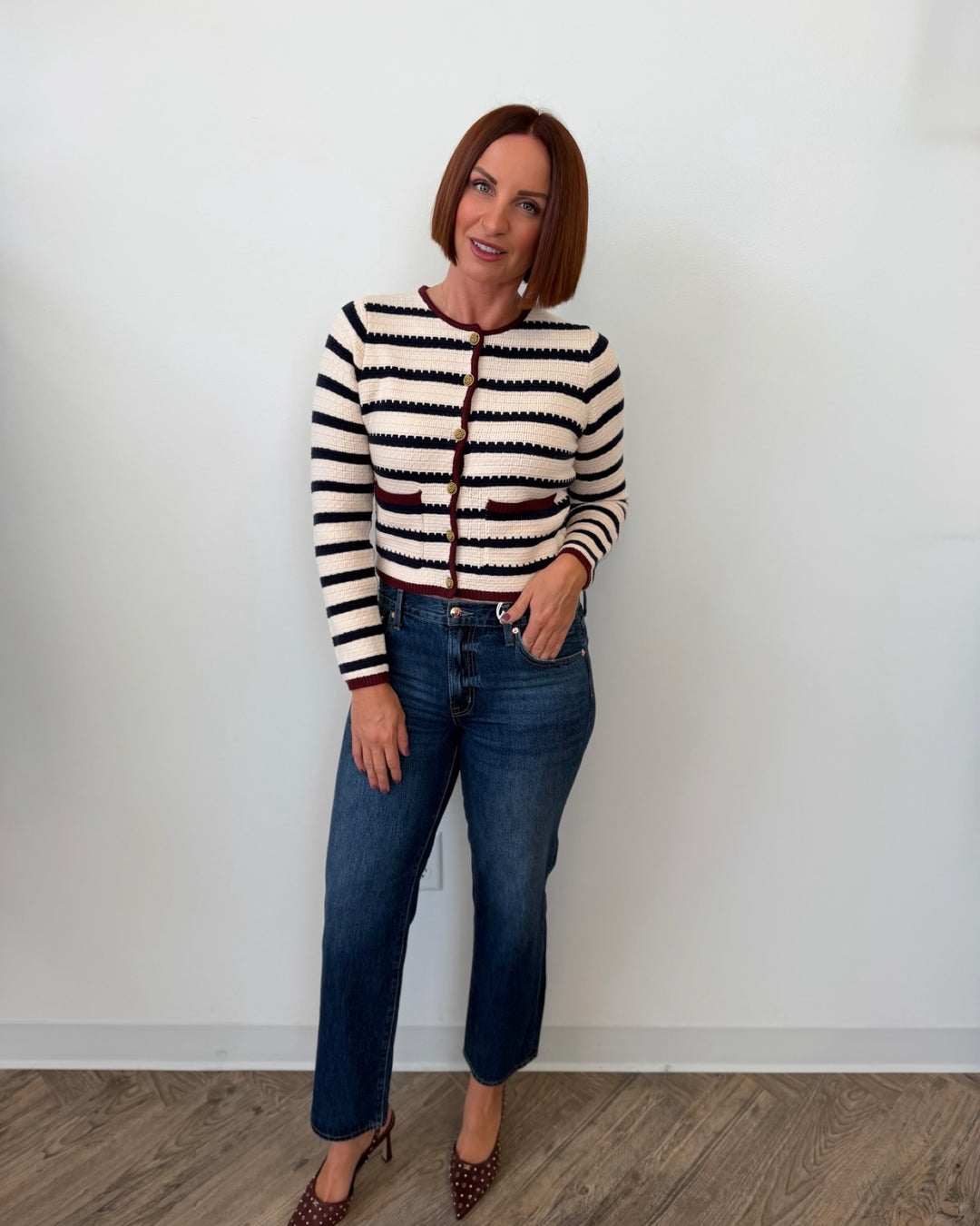 Pistola Issa Mid Rise Relaxed Straight Leg Denim
