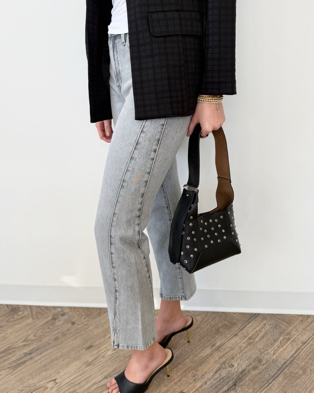 Liverpool Kennedy Straight with Seaming Detail and Slit