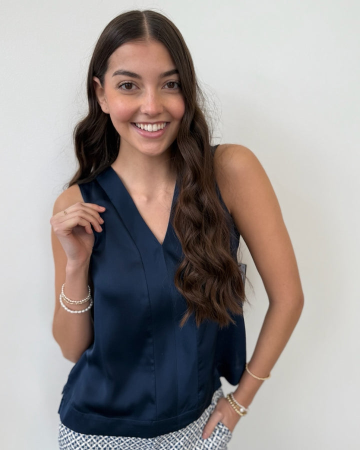 Liverpool Sleeveless V Neck Top