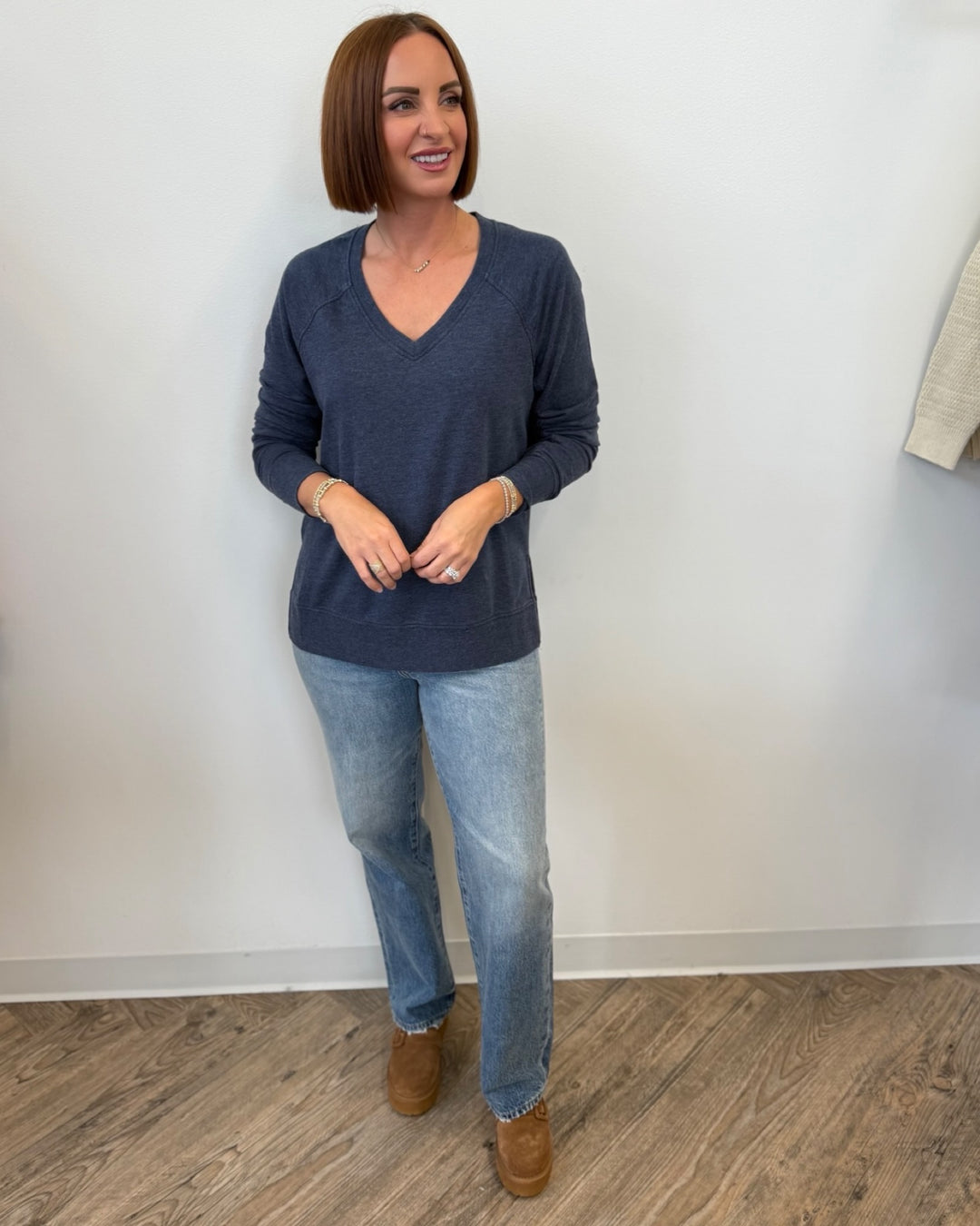 Esme V neck Sweatshirt