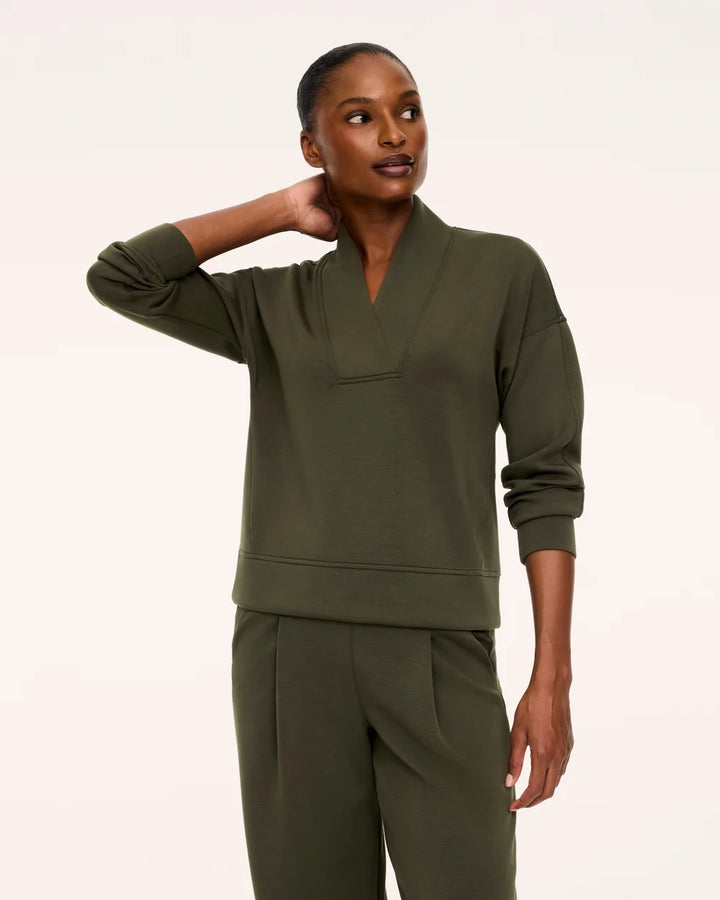V-Neck Long Sleeve Top