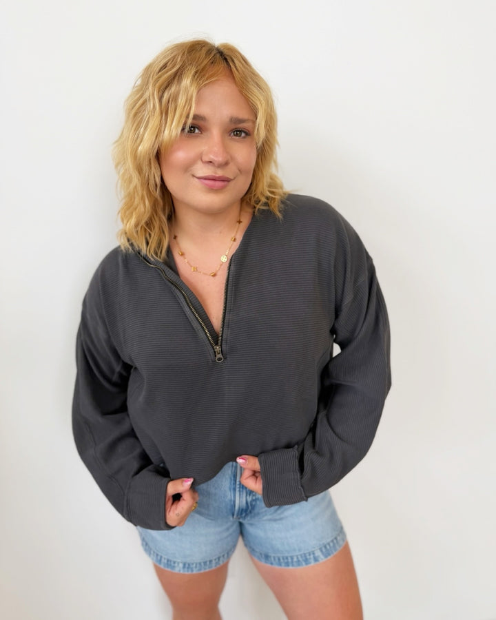 Free People Celeste Quarter Zip