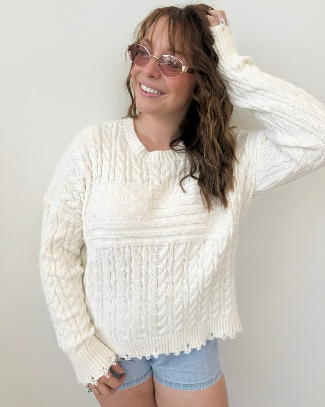 Dear John Rania Long Sleeve Sweater