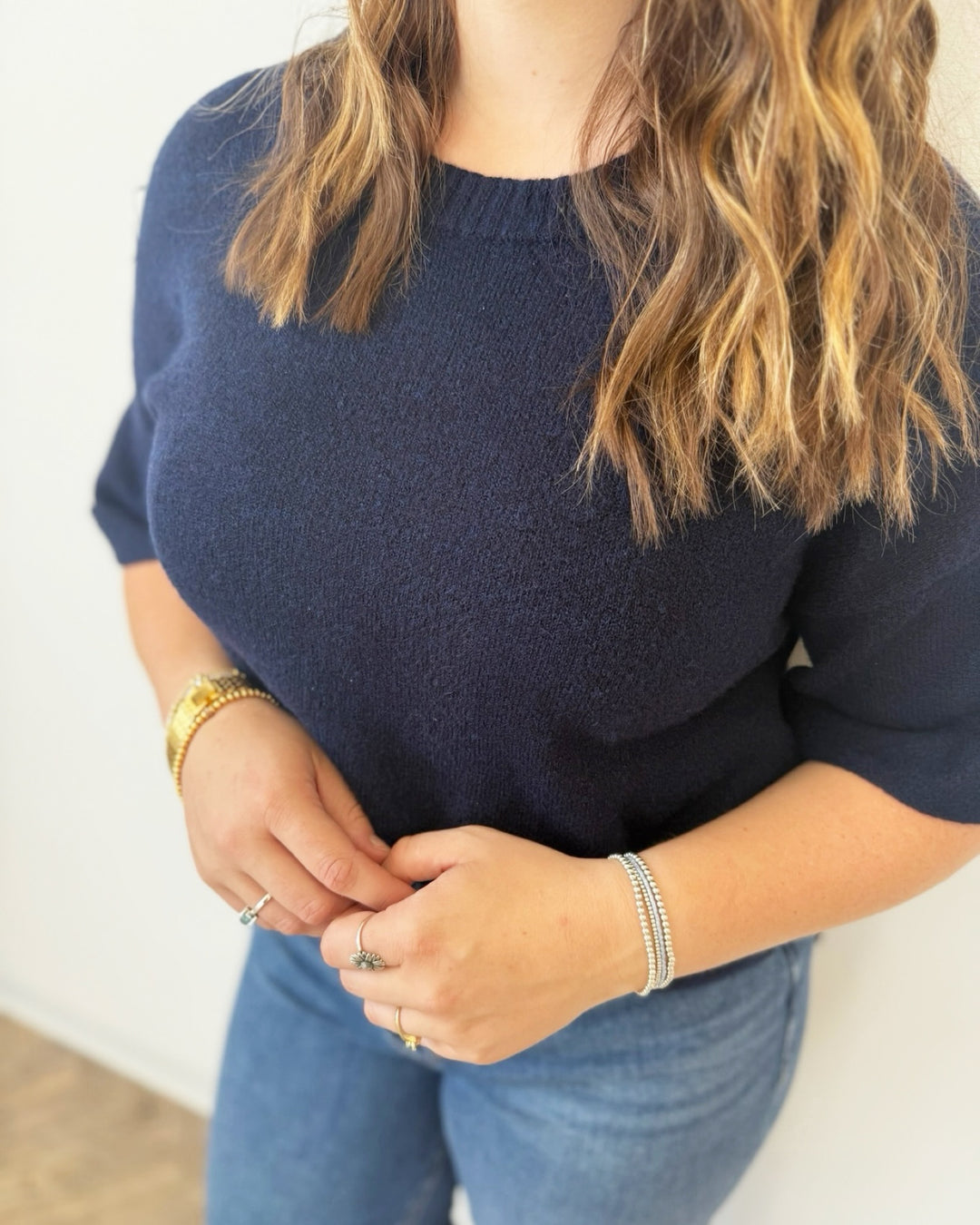 Dear John Catrina Short Sleeve Sweater