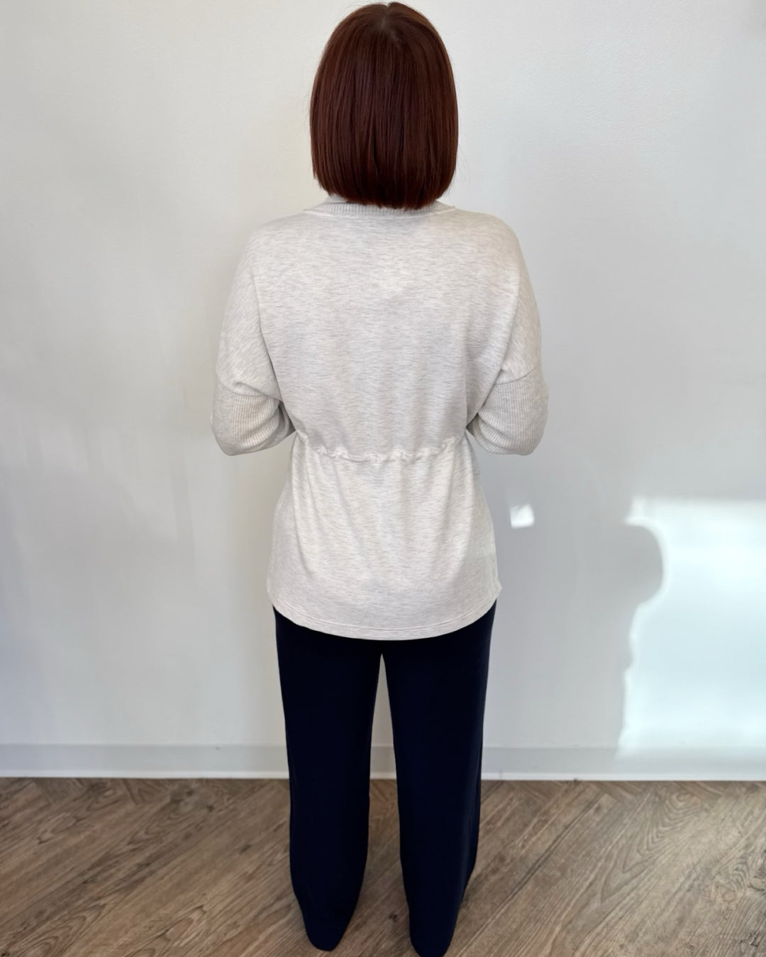 Mayven Cinch Waist Sweatshirt