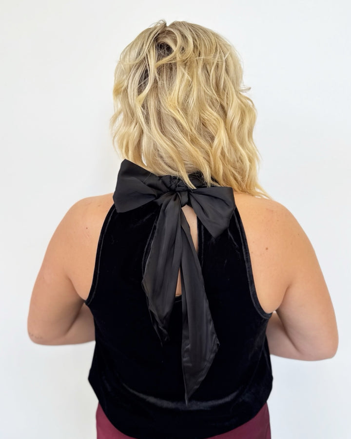 Monroe Sleeveless Velvet Top