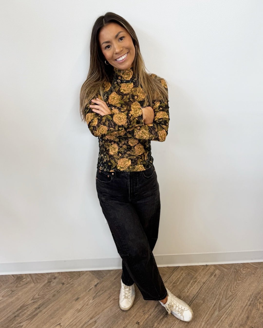 Lula Sheer Layering Long Sleeve Top