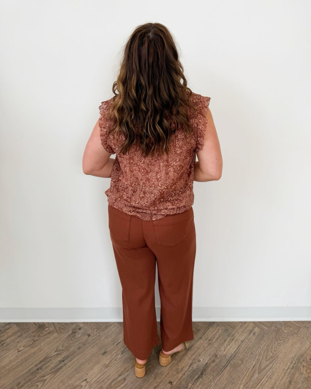 Sanctuary Soft Marine Wide Leg Crop Jeans