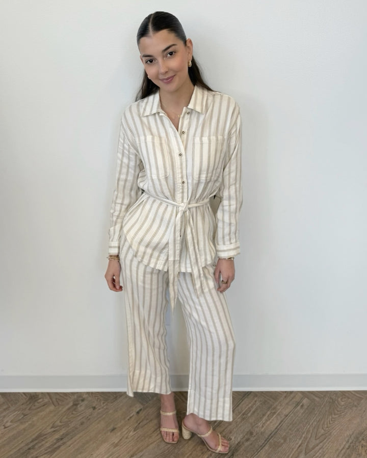 Liverpool pull-on Wide Leg Crop Trouser