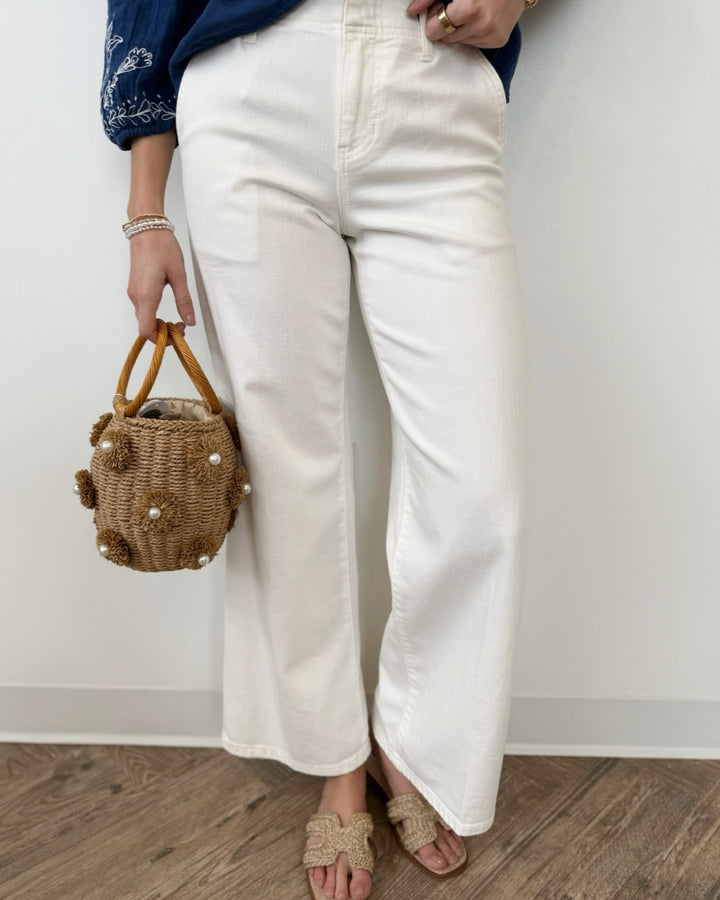 Liverpool Weekender Wide Leg Pant with 30" Inseam