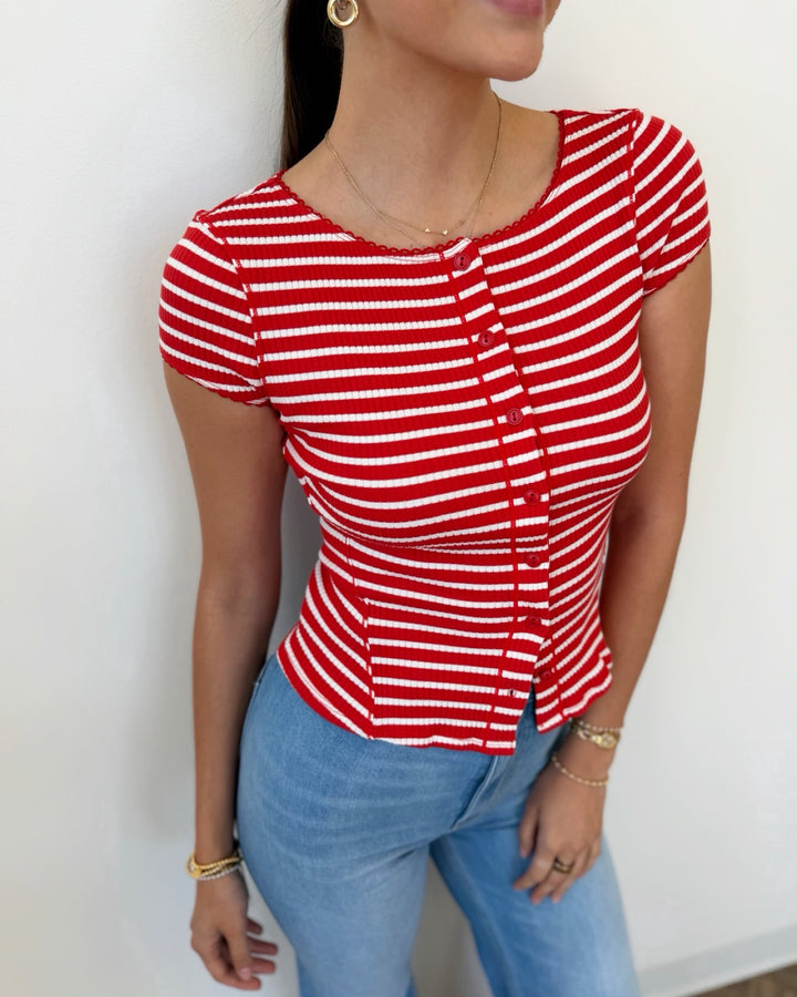Free People Most Wanted Striped Cardi