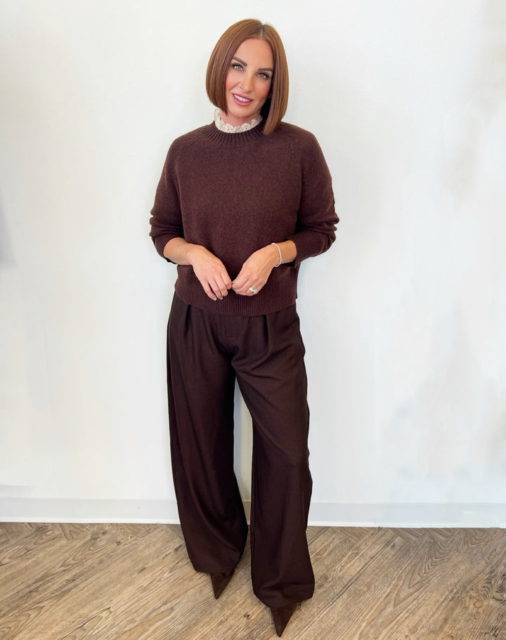Gabriette High Waisted Wide Leg Pant