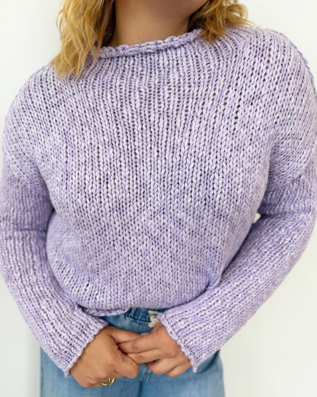 Free People Opal Rollneck Knit Sweater
