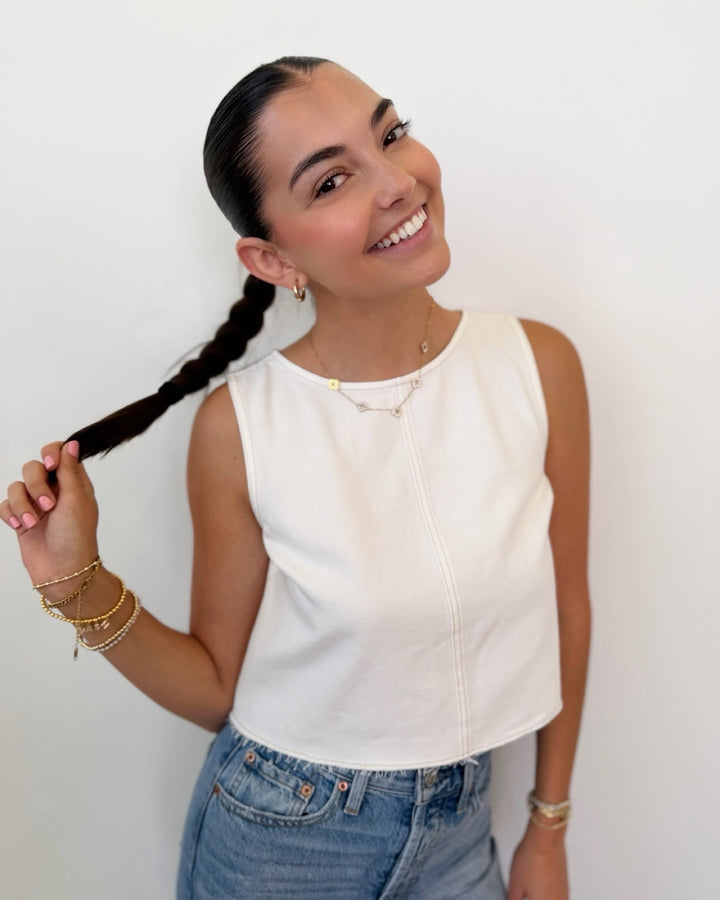 Pistola Rue Cropped Swing Shirt