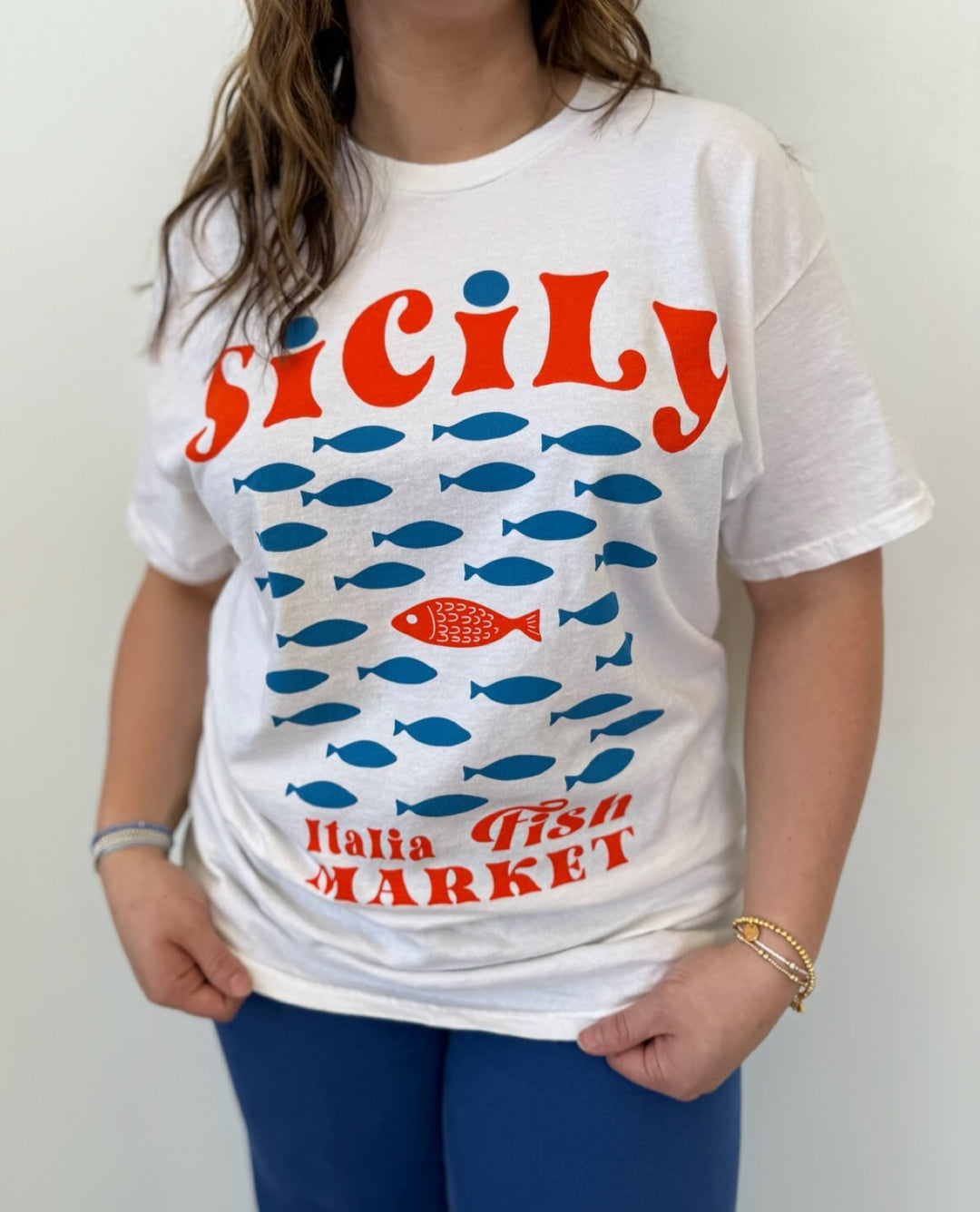 Sicily Fish Graphic Tee