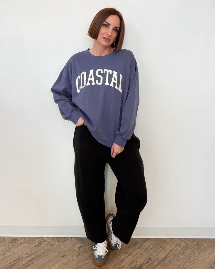 Coastal Graphic Crew Neck Sweatshirt