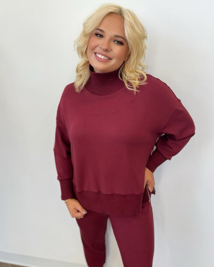 Maisie Oversized Turtle Neck Sweatshirt