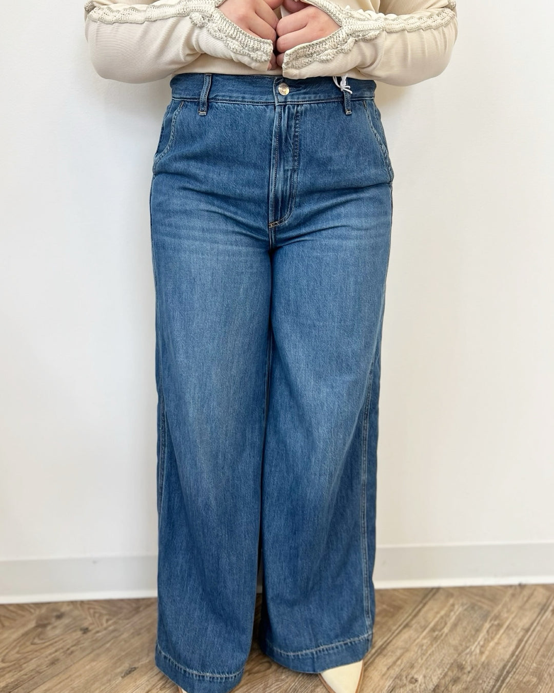 Etta Low Rise Wide Leg Denim