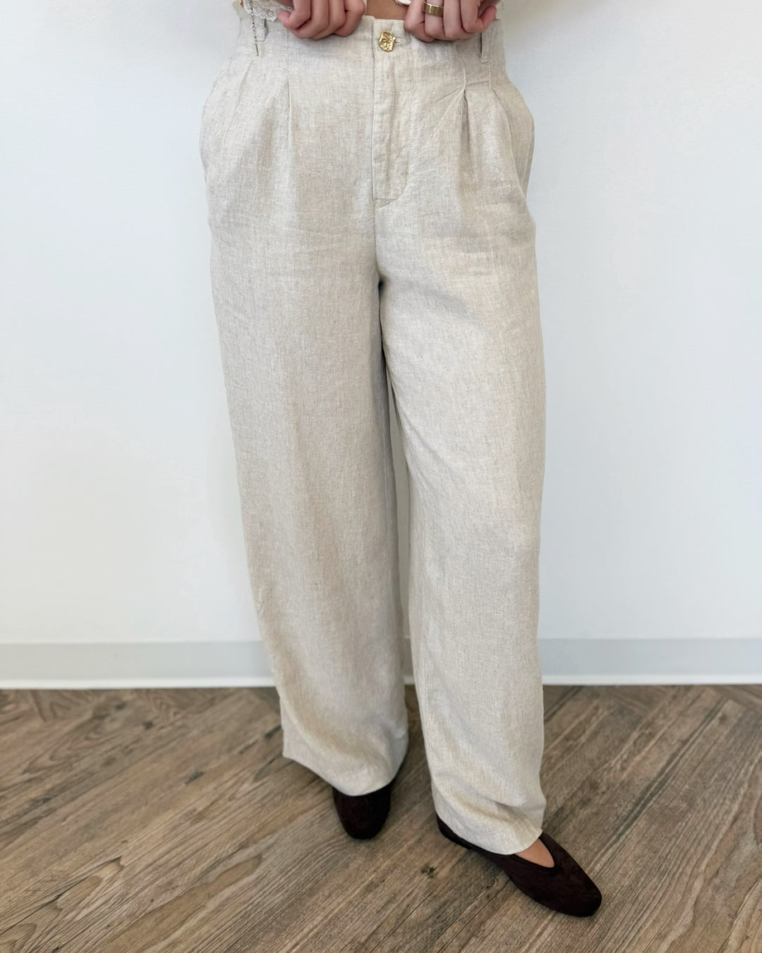 Z Supply Magnolia Wide Leg Linen Trouser
