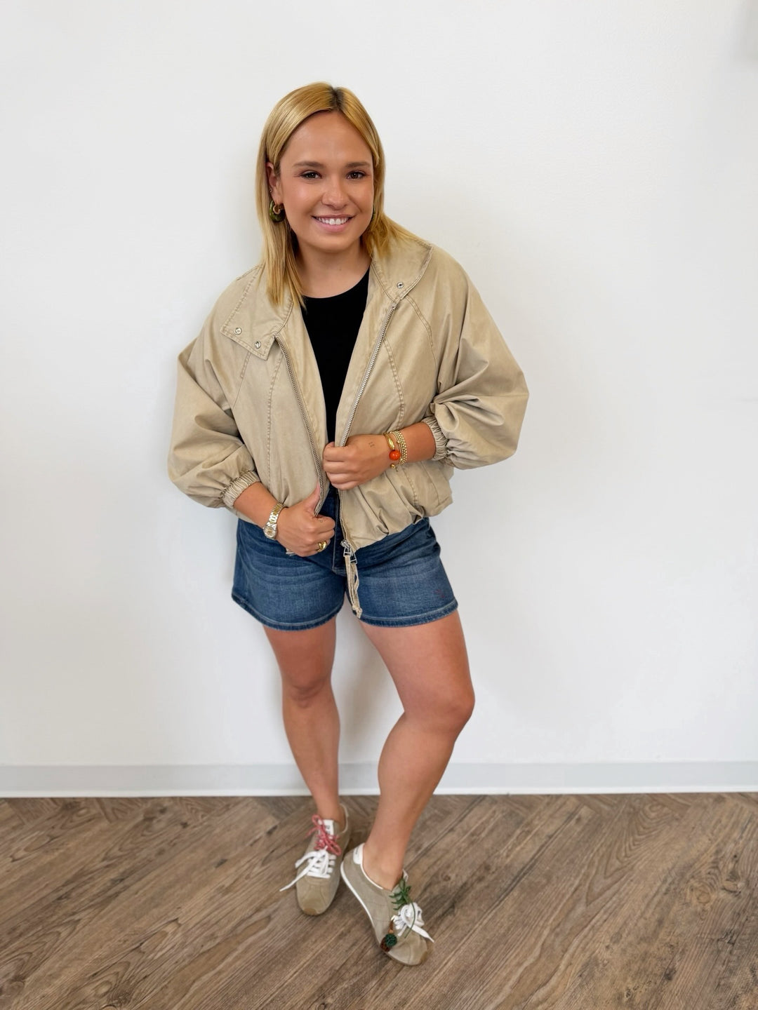 Free People Chelsea Funnel-Neck Jacket