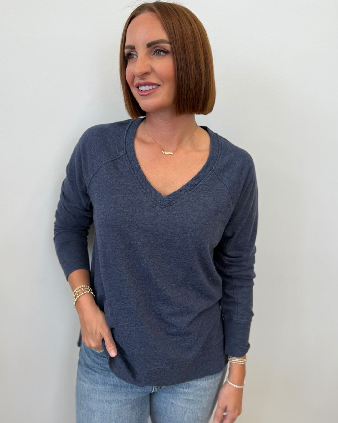 Esme V neck Sweatshirt