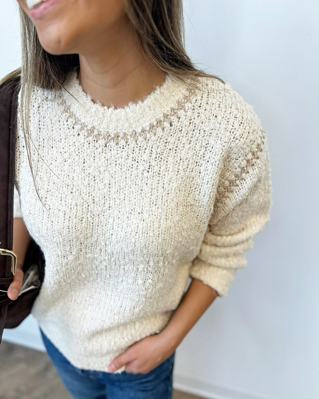 Tia Chunky Yarn Sweater