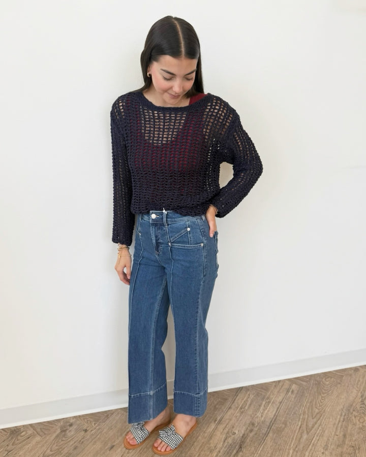 Dear John Holly High Rise Straight Leg Jean