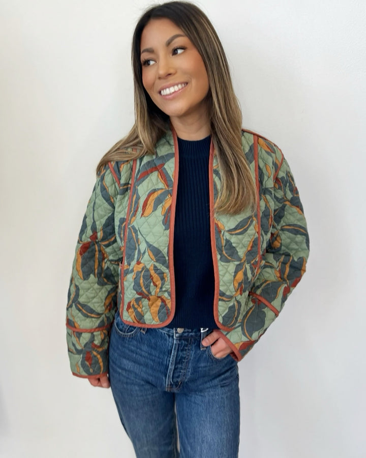 Pearla Quilted Knit Jacket