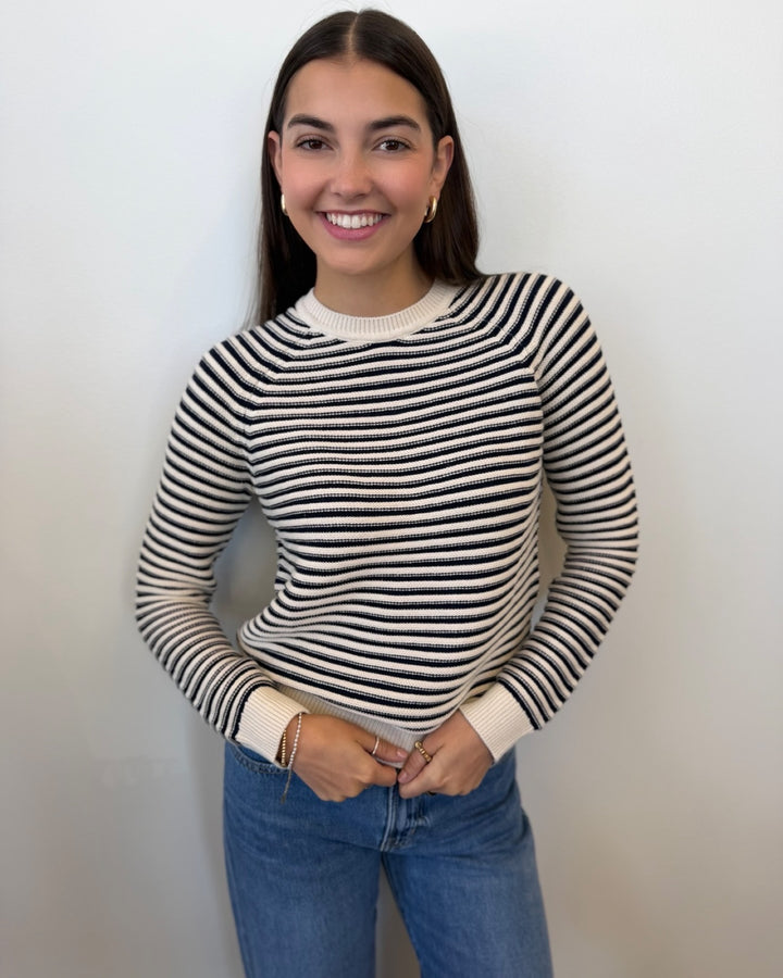 Simon Long Sleeve Striped Pullover