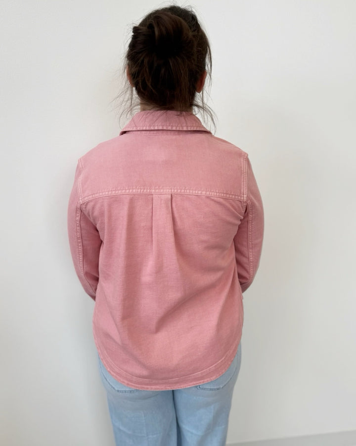 Liverpool High / Low Denim Shacket