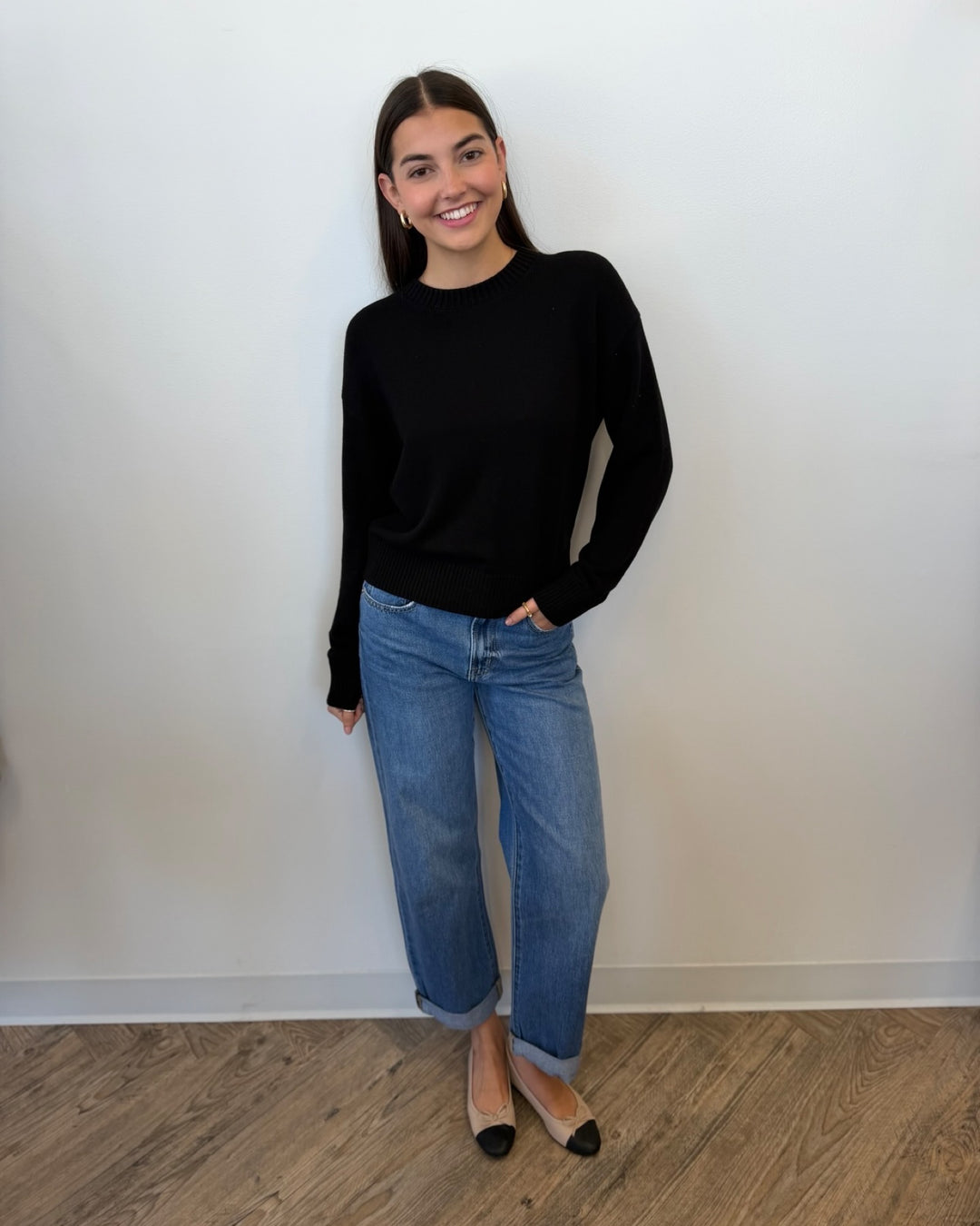 Paloma Long Sleeve Crewneck Sweater